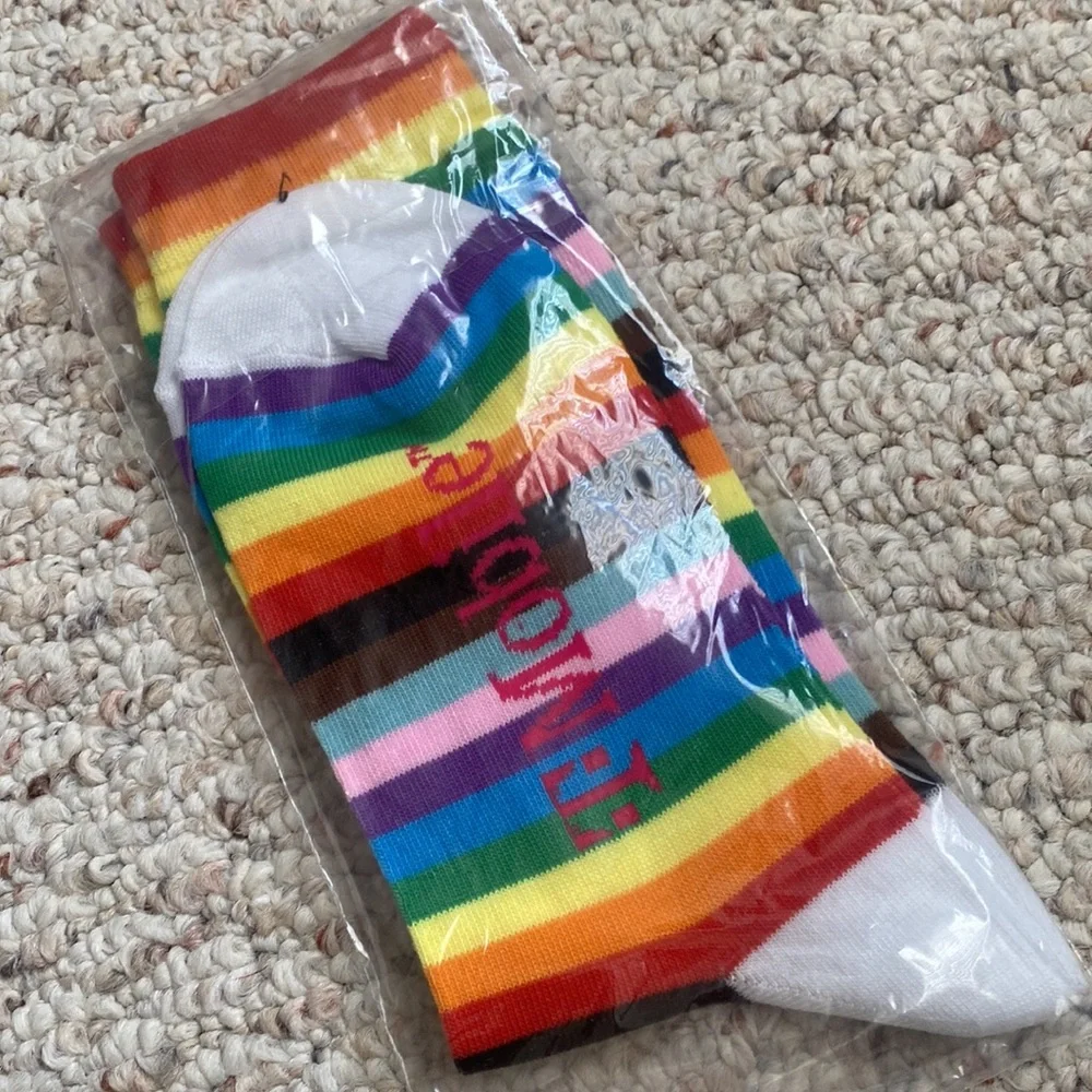 Pride Socks Limited Edition T-Mobile Rainbow rare brand new cute